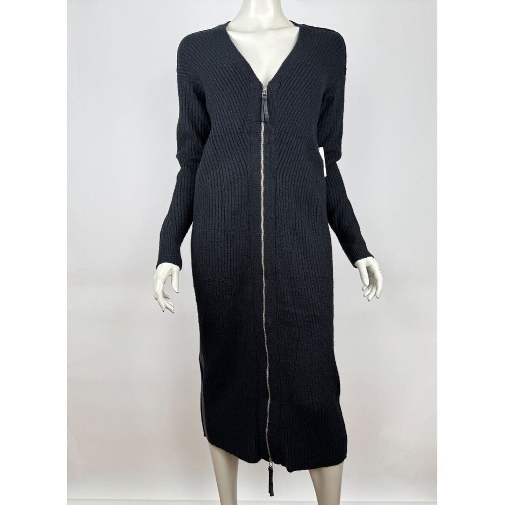 Anthropologie Pilcro Trimmed Duster Cardigan Sweater Women M NWT Wool Knit Dress